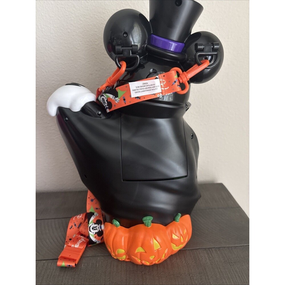 Disney Parks 2026 Halloween Vampire Mickey Mouse Pumpkin Popcorn Bucket New - Picture 7 of 13